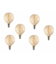 Żarówki LED do Girlandy świetlnej solarnej op. 6szt. E12 G40, 0.5 W, 3 V, 30 lm.
