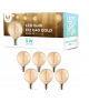 Żarówki LED do Girlandy świetlnej solarnej op. 6szt. E12 G40, 0.5 W, 3 V, 30 lm.