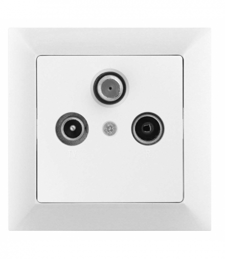PREMIUM K TV+R+S - Gniazdo abonenckie "RTV" satelitarne Greenlux GXKP043