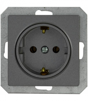 PREMIUM ZA-17 SCHUKO M-G - Gniazdo wtyczkowe pojedyncze 2P+Z Greenlux GXKP436