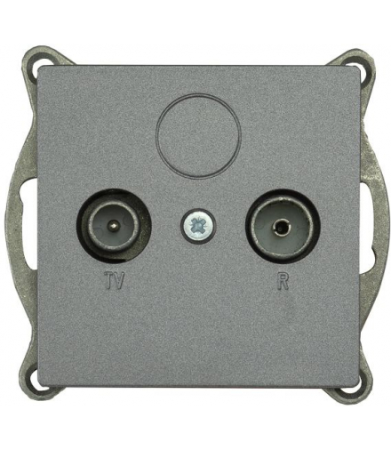 PREMIUM K TV+R M-G - Gniazdo abonenckie "RTV" końcowe 6db p/t Greenlux GXKP441