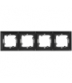 PREMIUM 4 FR N - Ramka poczwórna Greenlux GXKP556