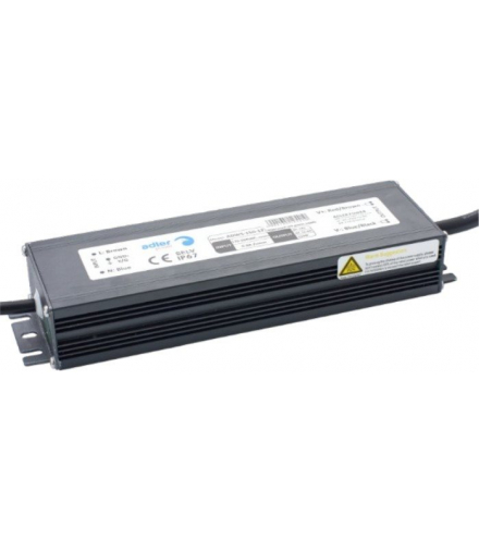 DRIVER 12V 12500mA 150W/M, 12.5A IP67 (ADWS-150-12) - Zasilacz LED w obudowie metalowej Greenlux GXLD187