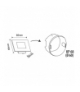 DECENTLY IP44 White 1.7W NW 100lm - Oprawa LED dopuszkowa Greenlux GXLL152