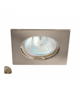 IZZY DS10-Q-AB - Oczko (komponent) kwadrat aluminium Greenlux GXPL009