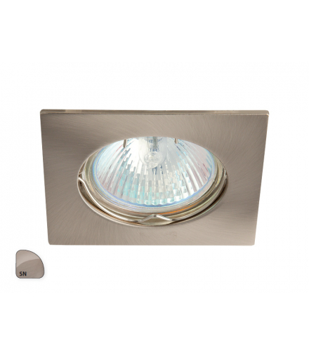 IZZY DS10-Q-SN - Oczko (komponent) kwadrat aluminium Greenlux GXPL011