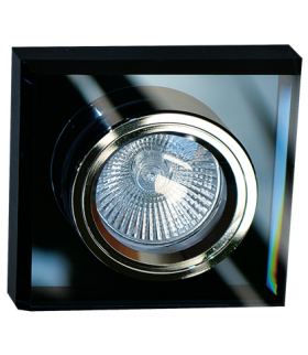 BLACK PEARL-S - Oczko (komponent) kwadrat szklane / akryl Greenlux GXPO001