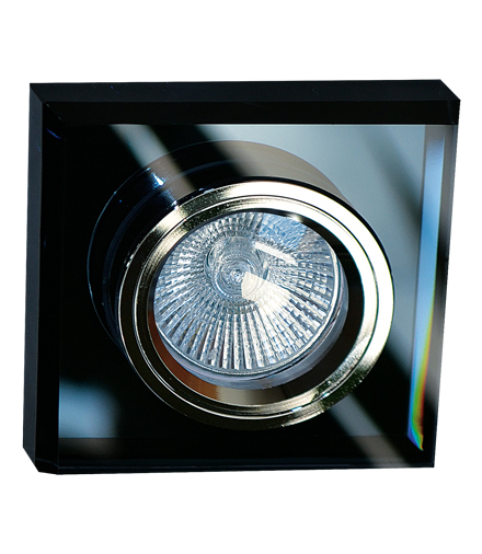 BLACK PEARL-S - Oczko (komponent) kwadrat szklane / akryl Greenlux GXPO001