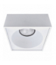 ANGUS-S White - Oczko (komponent) kwadrat aluminium Greenlux GXPO030