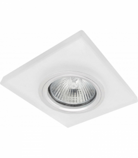 MILK PEARL-S - Oczko (komponent) kwadrat szklane / akryl Greenlux GXPO041