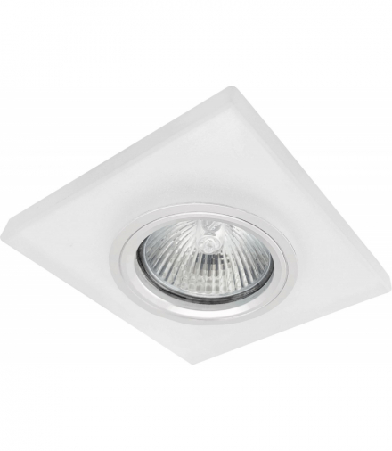 MILK PEARL-S - Oczko (komponent) kwadrat szklane / akryl Greenlux GXPO041