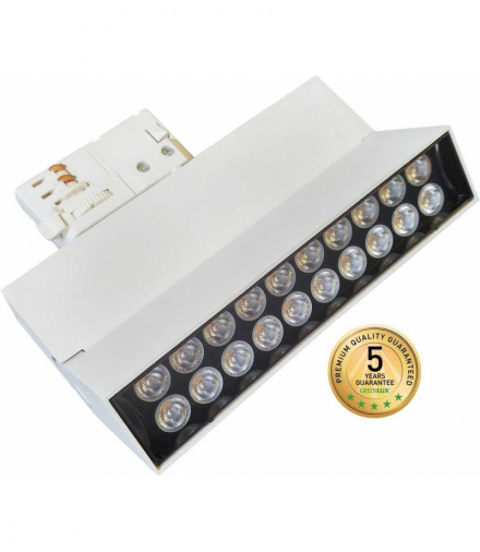 AREO PROFI TRACK W 20W NW 1400lm - Oprawa LED szynowa (SPOT TRACKLIGHT) Greenlux GXPR114