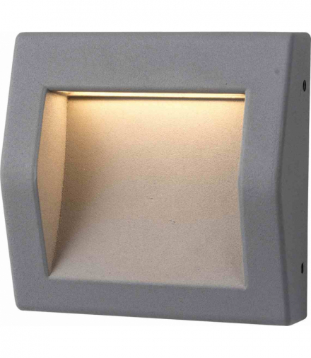 WALL 50 6W GRAY NW 240lm - Oprawa LED elewacyjna Greenlux GXPS064