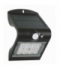FOX SOLAR PIR 12LED B NW 44/220lm - Kinkiet LED elewacyjny SOLAR Greenlux GXSO005