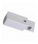TRACK POWER CONNECTOR P-L 4W WHITE - Złącze zasilające szynoprzewodu Greenlux GXTR011