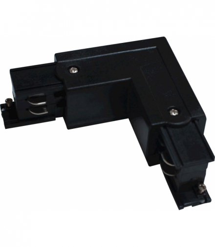 TRACK L CONNECTOR L-R 4W BLACK - Łącznik szynoprzewodu Greenlux GXTR030