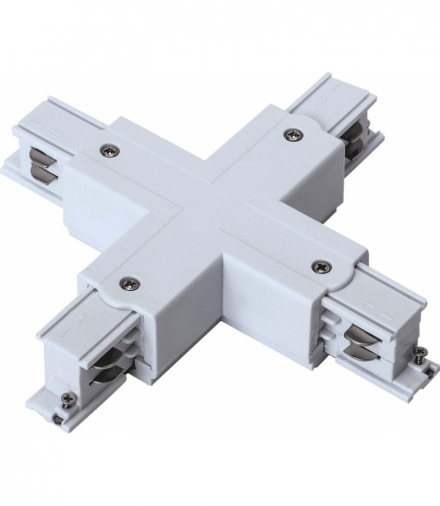 TRACK X CONNECTOR 4W WHITE - Łącznik szynoprzewodu Greenlux GXTR044