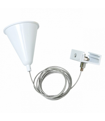 TRACK ROPE 4W WHITE - Zwieszak szynoprzewodu Greenlux GXTR050