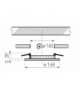 LED90 VEGA-R Snow white 18W WW 1350/2250lm - Oprawa LED do zabudowy p/t (Downlight LED) Greenlux GXDW344