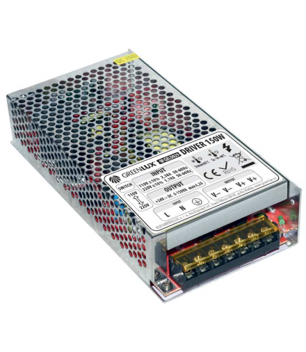DRIVER LED 24V IP20 150W - Zasilacz LED siatkowy Greenlux GXLD029