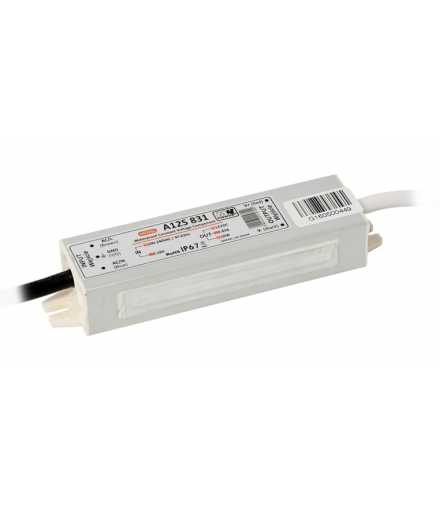 DRIVER 12V 830mA 10W/M, 0.83A IP67 (A12S831) - Zasilacz LED w obudowie metalowej Greenlux GXLD150