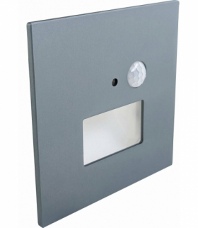 JACK PIR Pearl grey 1,5W CCT 75/120lm - Oprawa LED dopuszkowa z czujnikiem ruchu (PIR) Greenlux GXLL094