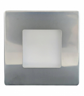 DECENTLY IP44 Nickel 1.7W WW 100/160lm - Oprawa LED dopuszkowa Greenlux GXLL354