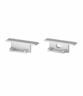 EC-PROFIL (YI) GR (2pcs/SET) - Zaślepka końcowa do profilu (kpl) Greenlux GXLP374