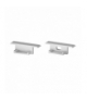 EC-PROFIL (YI) GR (2pcs/SET) - Zaślepka końcowa do profilu (kpl) Greenlux GXLP374