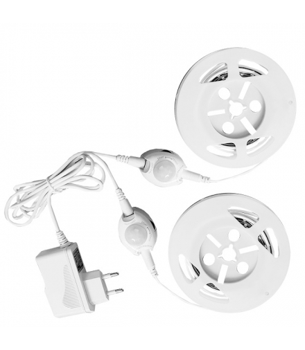 LED STRIP DOUBLE-BED sensor WW 360lm - Taśma LED samoprzylepna z czujnikiem PIR Greenlux GXLS350