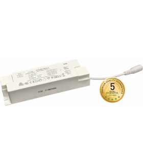 DRIVER TRIAC 30W 600mA (2/2) - Zasilacz LED (komponent oprawy oświetl.) Greenlux GXOS346