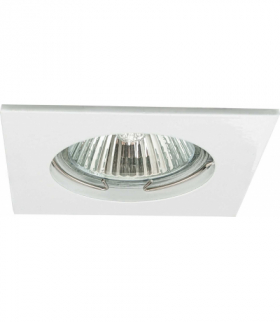 IZZY DS10-W - Oczko (komponent) kwadrat aluminium Greenlux GXPL066