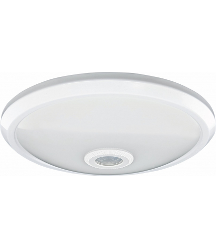 LED MANA Battery 3H 12W NW 1000/1600lm - Plafon LED SMD z czujnikiem ruchu na podczerwień (PIR) i baterią Greenlux GXPS019