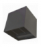 TILL 6W Black NW 200/260lm - Kinkiet LED elewacyjny Greenlux GXPS081