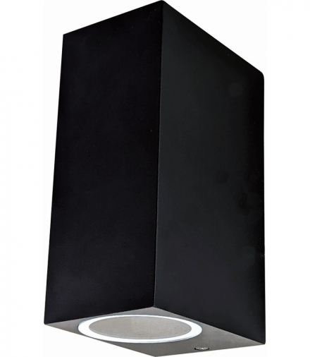GUBE-S Black 2GU10 - Kinkiet 2xGU10 elewacyjny Greenlux GXPS155