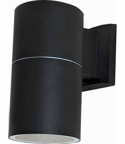 LEMMY-R Black GU10 - Kinkiet GU10 elewacyjny Greenlux GXPS156