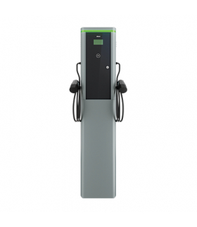 Stacja ładowania pojazdów elektrycznych, wolnostojąca, IP54, IK10, 22kW-44kW, 230-400V, 3F 32 A, 2x kabel prosty T2, 5m, Ethernet RS485 modem 4G Simon 0621212-100
