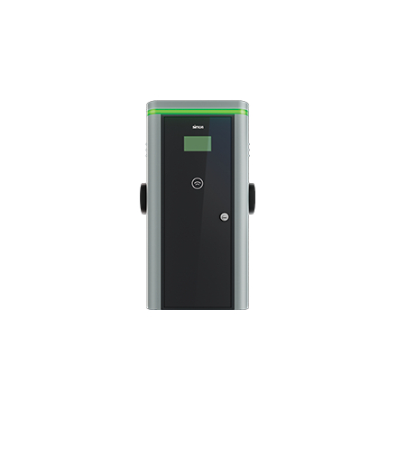 Stacja ładowania pojazdów elektrycznych, naścienna, IP54, IK10, 22kW-44kW, 230-400V, 3F 32 A, 2x gniazdo T2, Ethernet RS485 modem 4G Simon 0631211-100