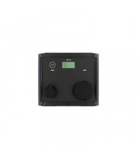 Stacja ładowania pojazdów elektrycznych, naścienna, IP54, IK10, 22kW-22kW, 230-400V, 3F 32 A, gniazdo Schuko + gniazdo T2, Ethernet RS485 (multipoint) Simon 0640321-000