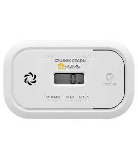 CZUJNIK CZADU EL HOME CD-17A2v2300 - DC 3V (2x LR6), LCD, 2 lata gwarancji, test 300 ppm