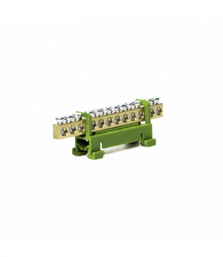 Listwa zerowa zacisk LZ- 12-G (12x16) zielona Elektro INQ LZ-12-G