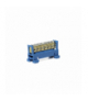Listwa zerowa zacisk LZ- 7-B (7x16) niebieska Elektro INQ LZ-7-B