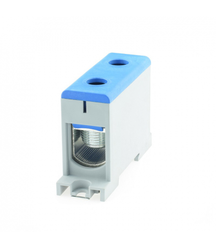 Blok rozdzielczy złączka ZK1x150 (25-150) niebieska TH35 gwint INQ ZK1-150N