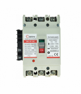 Wyłącznik kompaktowy 3P 100A z wyzwalaczem Elektro INQ WK-3P-100