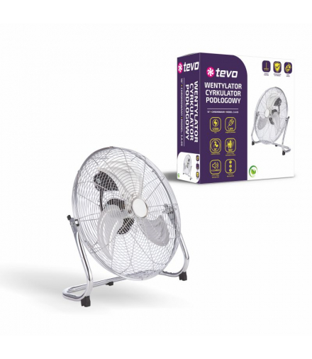 Wentylator TEVO cyrkulator podłogowy 18cali chromowany 120W INQ FAN3.A.05