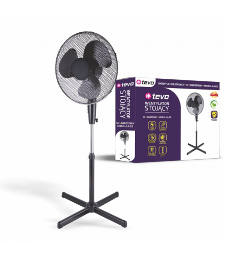 Wentylator TEVO stojący 16cali 45W czarny INQ FAN1.A.02