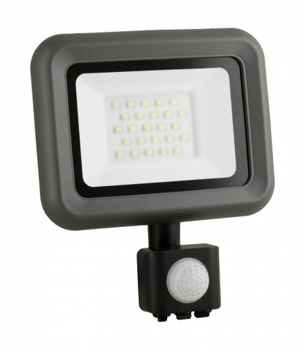 NAŚWIETLACZ LED HELI2 20W Z CZUJNIKIEM RUCHU IP65 100LMW ZIMNY BIAŁY 3 LATA GW. ANLUX ANLUX LED3-NL-HELI2-S-20W-CW