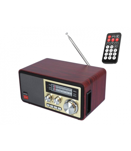 Radio przenośne RETRO MK-623 bluetooth,USB, TF,AUX ,wbudowany akumulator,złote LAMEX LXMK623Z