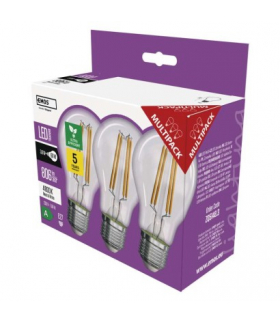 Żarówka LED Filament A60 / E27 / 3,8 W (60 W) / 806 lm / neutralna biel EMOS ZF5148.3
