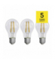 Żarówka LED Filament A60 / E27 / 3,8 W (60 W) / 806 lm / ciepła biel EMOS ZF5147.3